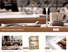 Tablet Screenshot of mesoncastellano.net